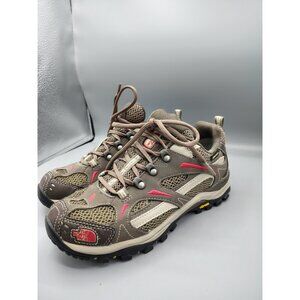 The North Face Women's 7 Hedgehog GTX Goretex Outdoor Hiking Shoes Brown Red